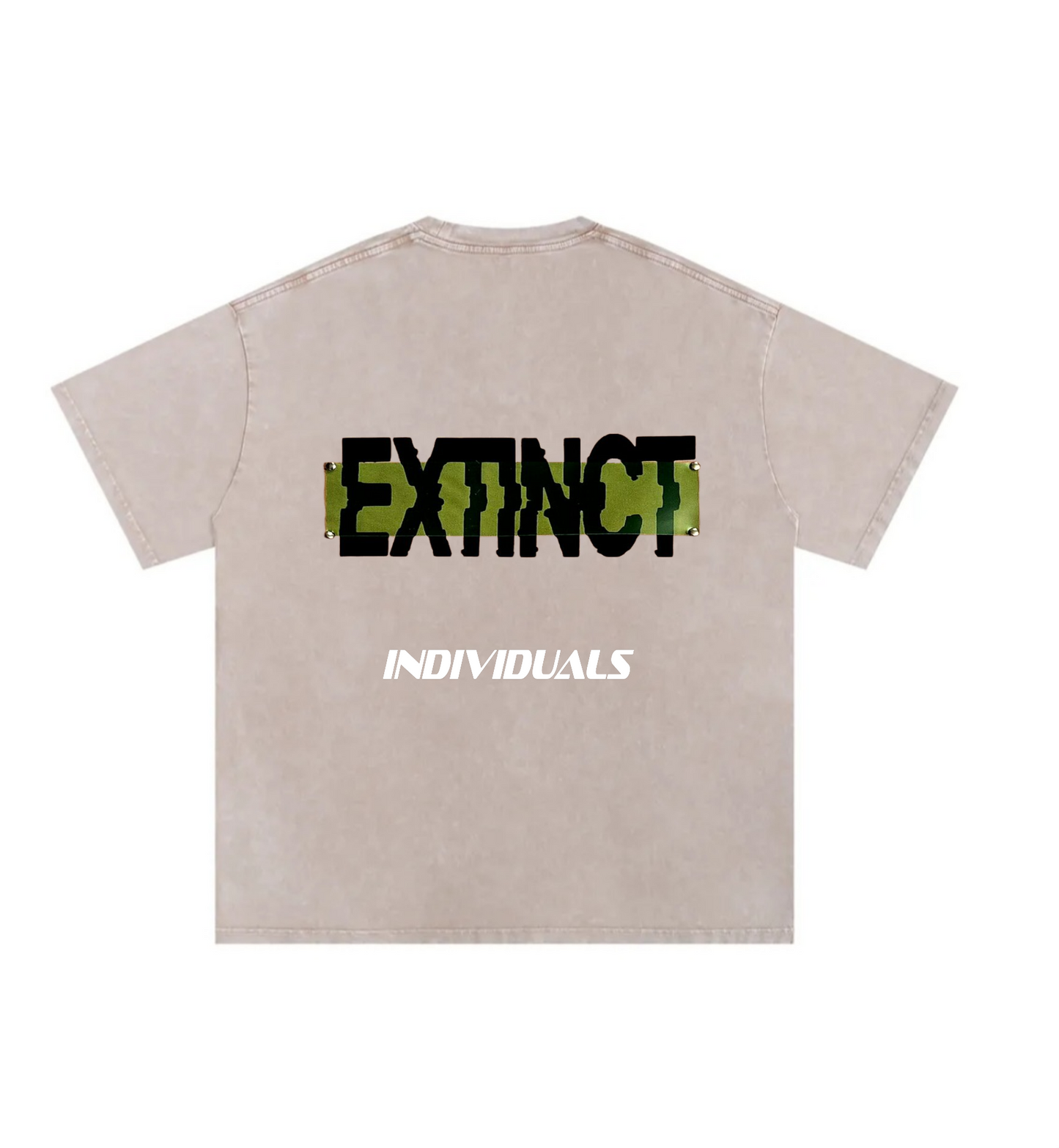 "EXTINCT INDIVIDUAL" OVERSIZED SHIRT
