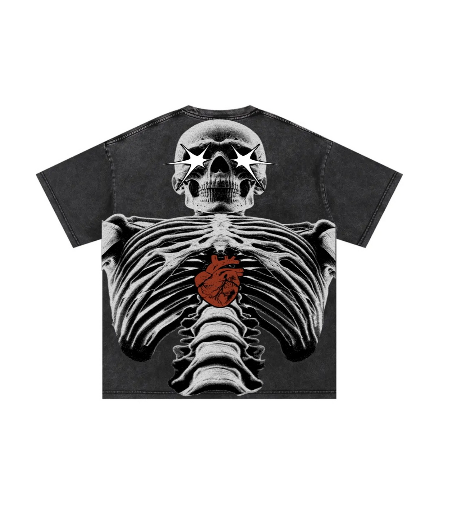 EXTINXT INDIVIDUALS OVERSIZED SEKELTON BOXED SHIRT
