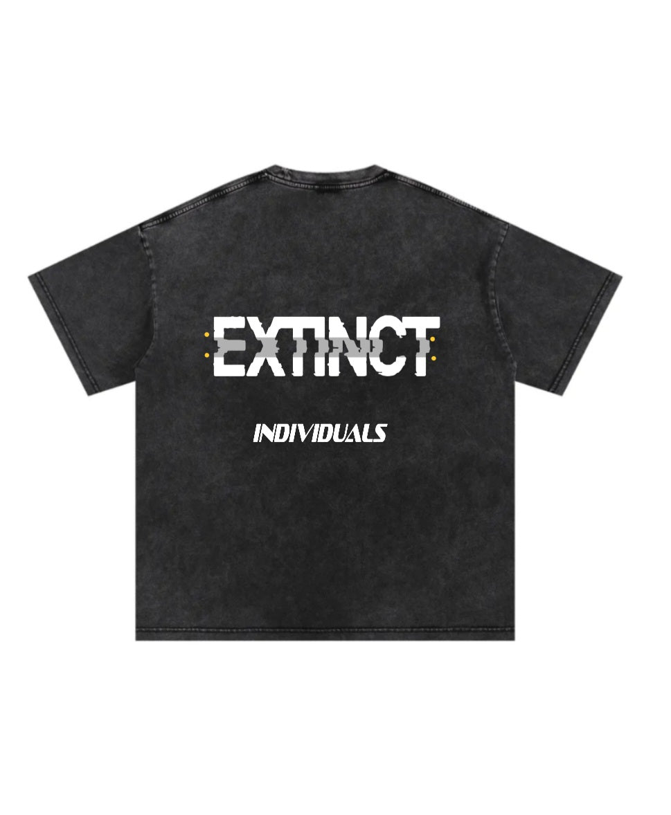 "EXTINCT INDIVIDUAL" OVERSIZED SHIRT